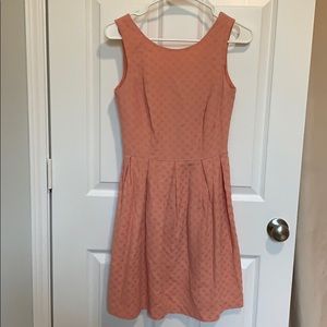 Dorothy Perkins salmon/coral polka dot dress